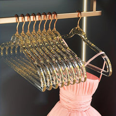 Non-slip Wide Shoulder Hanger Transparent Support No Trace