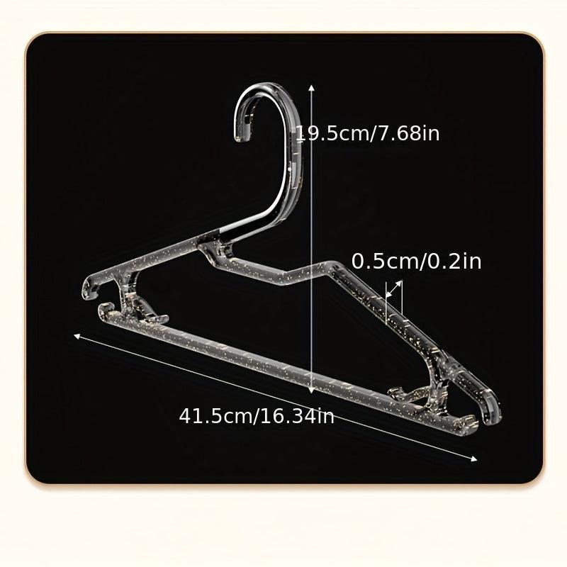 Non-slip Wide Shoulder Hanger Transparent Support No Trace