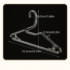 Non-slip Wide Shoulder Hanger Transparent Support No Trace