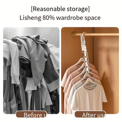 Portable Folding Clothes Hanger Rack for Travel Dorm Business Hotels