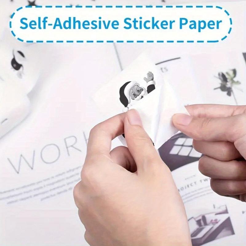 10pcs Self Adhesive Thermal Paper Sticker for Mini Pocket Printer