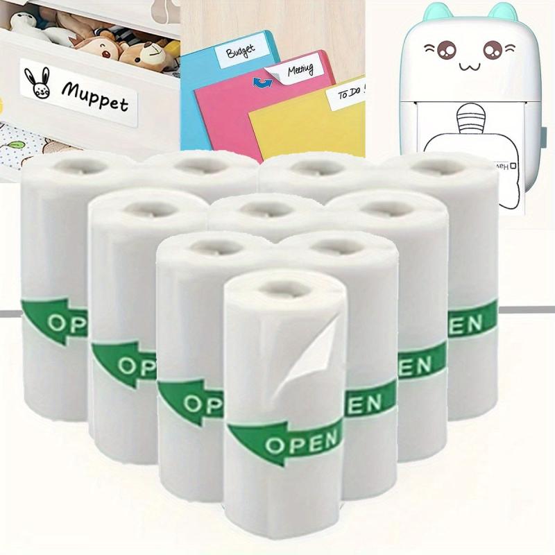 10pcs Self Adhesive Thermal Paper Sticker for Mini Pocket Printer