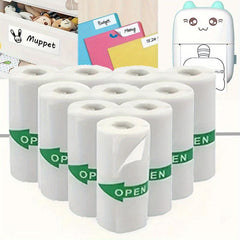 10pcs Self Adhesive Thermal Paper Sticker for Mini Pocket Printer