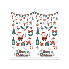 50pcs Merry Christmas Sticker & Baking Cake Label for Friends and Family