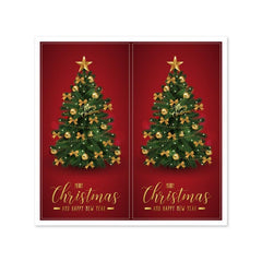 50pcs Merry Christmas Sticker & Baking Cake Label for Friends and Family