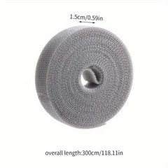 Reusable Fastening Tape Cable Ties 118 inch Data Cable Storage