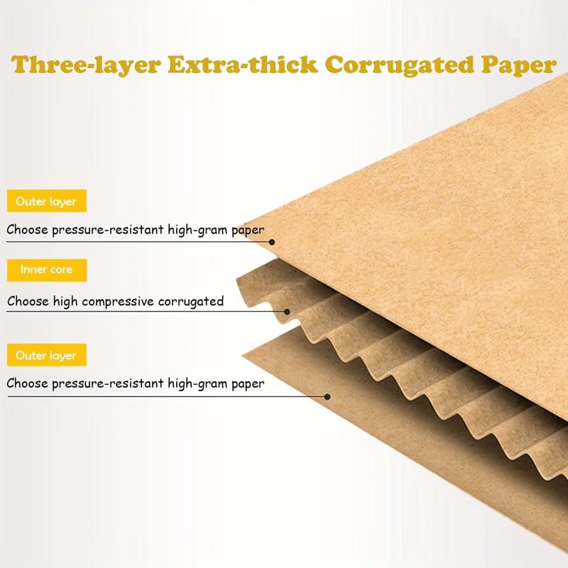 10 Small Mailer Boxes 16x10x3.05 cm Corrugated Cardboard Box