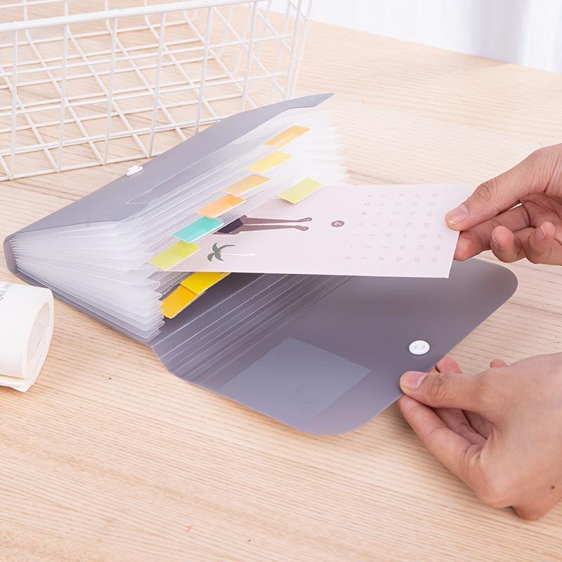 A6 Expanding File Folder 13 Slot Pocket