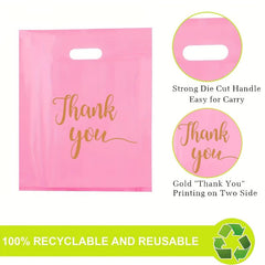 Imperial Retail Shopping Bags - Pack of 2, 9.8x13.8, Reusable Plastic Bags