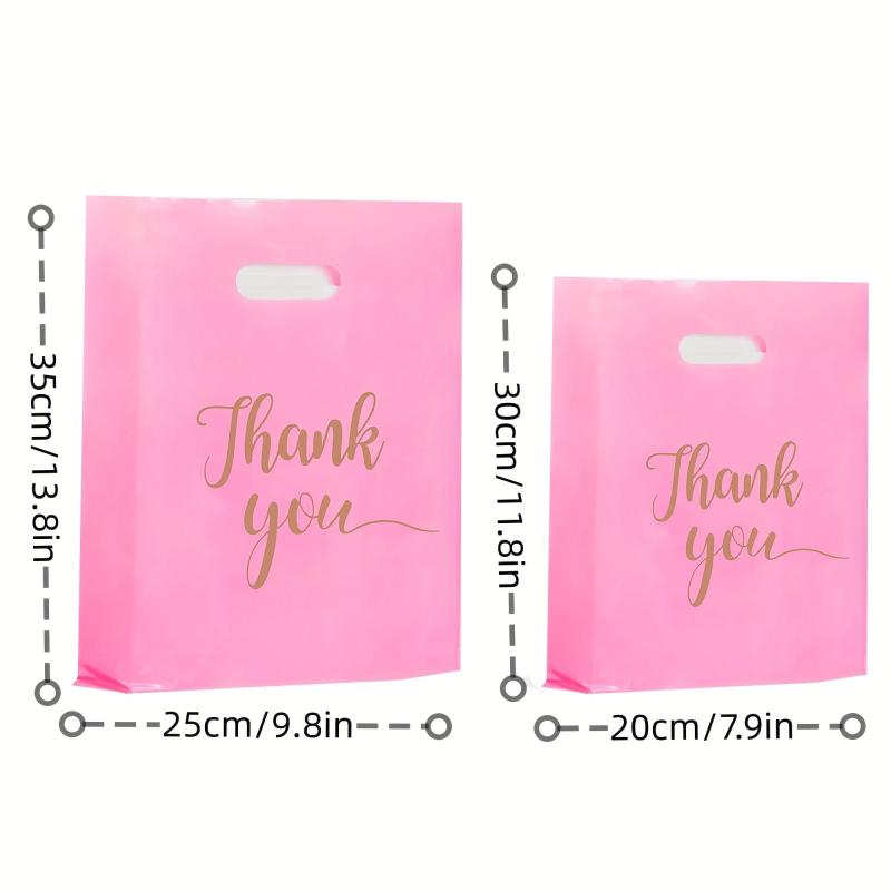 Imperial Retail Shopping Bags - Pack of 2, 9.8x13.8, Reusable Plastic Bags