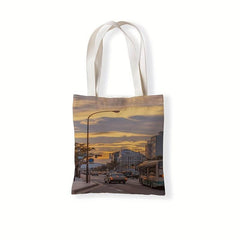 Japanese Street Pattern Shoulder Shopping Bag