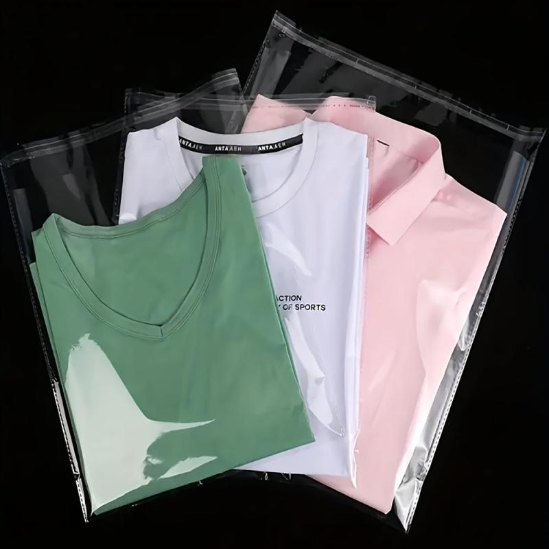 100pcs Large Self Sealing Cellophane Bags for Clothes Ornaments Candy