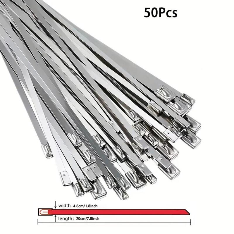 Stainless Steel Zip Ties - Heavy Duty for Exhaust Wrap