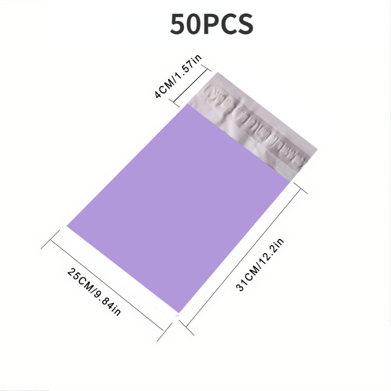 Purple Courier Mailer Bags Self-seal Mailing Express Bag Envelope Packaging