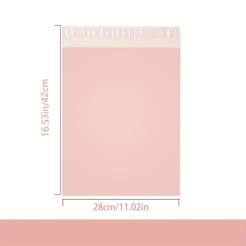 10pcs Waterproof Pink Express Bags for Clothing & Packaging