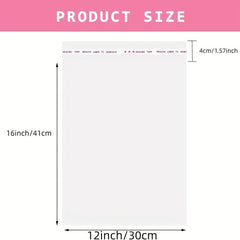 50pcs Transparent Self-sealing Cellophane Bags, Various Large Sizes, Resealable