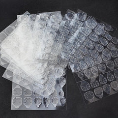 240pcs Adhesive Glue Tape for Press on Nail Tips Double Side Film False Nails