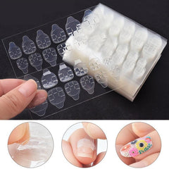 240pcs Adhesive Glue Tape for Press on Nail Tips Double Side Film False Nails