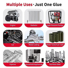 Kafuter A B Metal Repairing Adhesive Glue Iron Steel Auto Radiator Water Tank