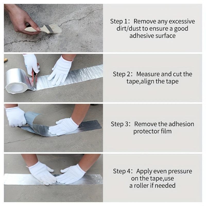 Strong Butyl Waterproof Tape Roll for Roof Repairs and Leak Blocking