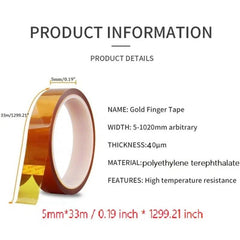 Heat Resistant Sublimation Tape High Temp Tape for Electronics