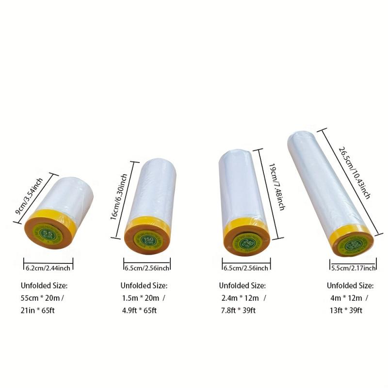 Tape And Drape Masking Film For Painting Covering