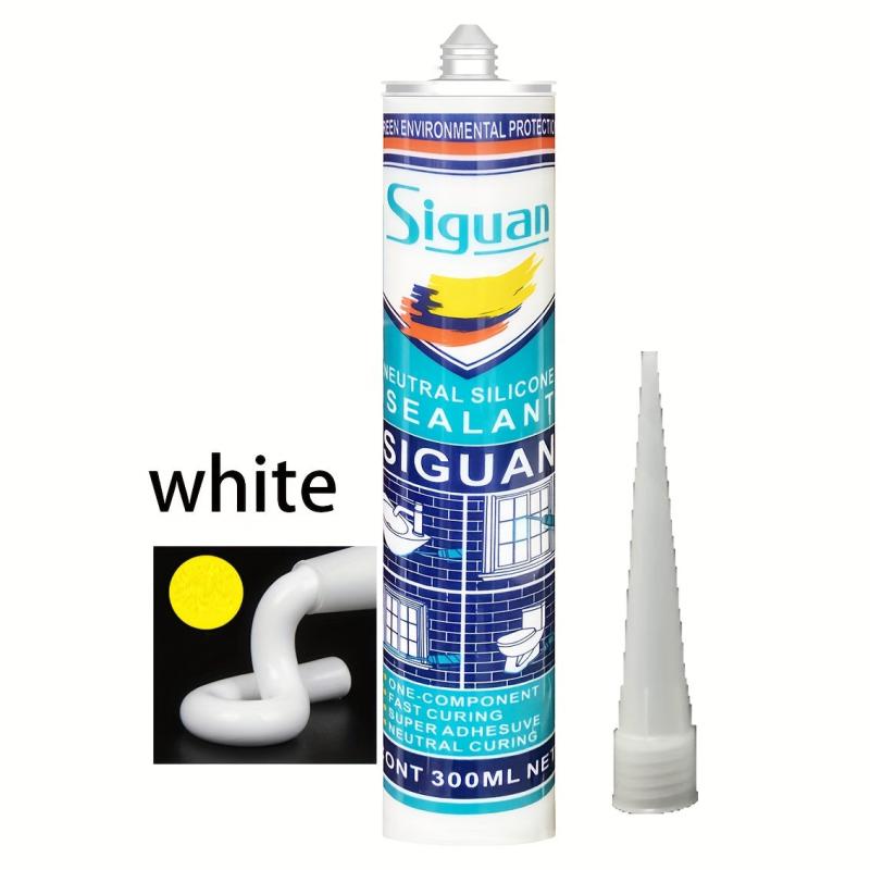 Waterproof 100% Silicone Sealant 10oz Cartridge - Clear/Grey