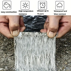 Butyl Waterproof Tape Aluminum Foil Sealing Sealant RV Boat Pipe Glass Roof