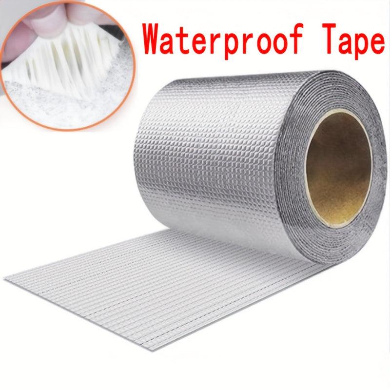 Butyl Waterproof Tape Aluminum Foil Sealing Sealant RV Boat Pipe Glass Roof