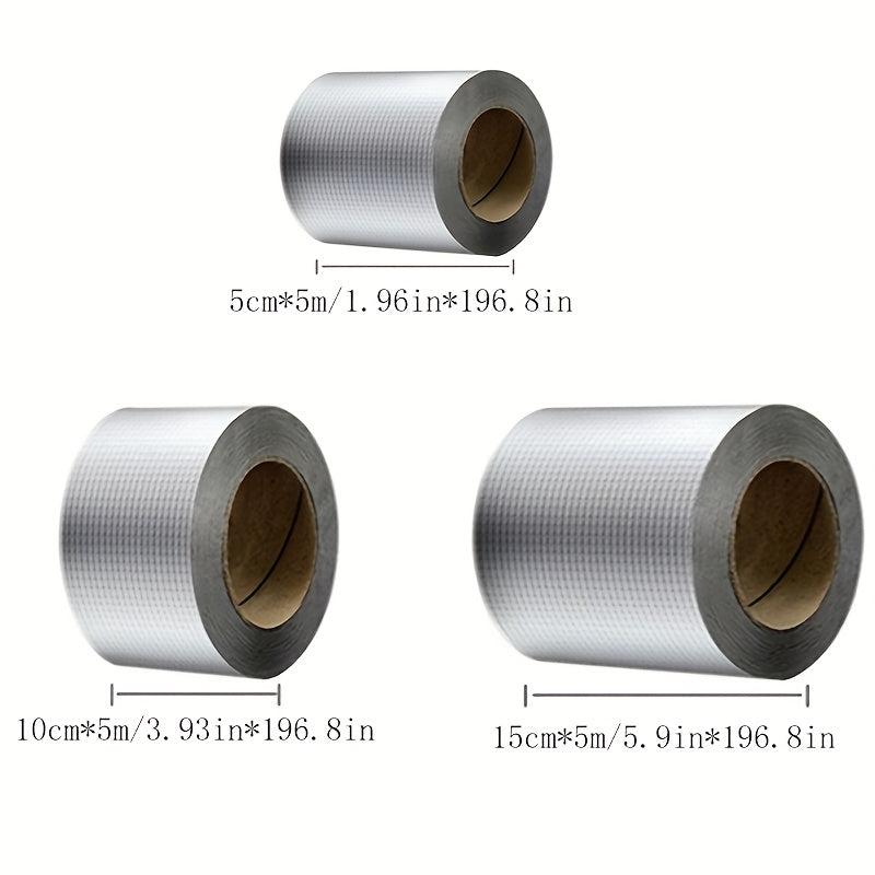 Butyl Waterproof Tape Aluminum Foil Sealing Sealant RV Boat Pipe Glass Roof