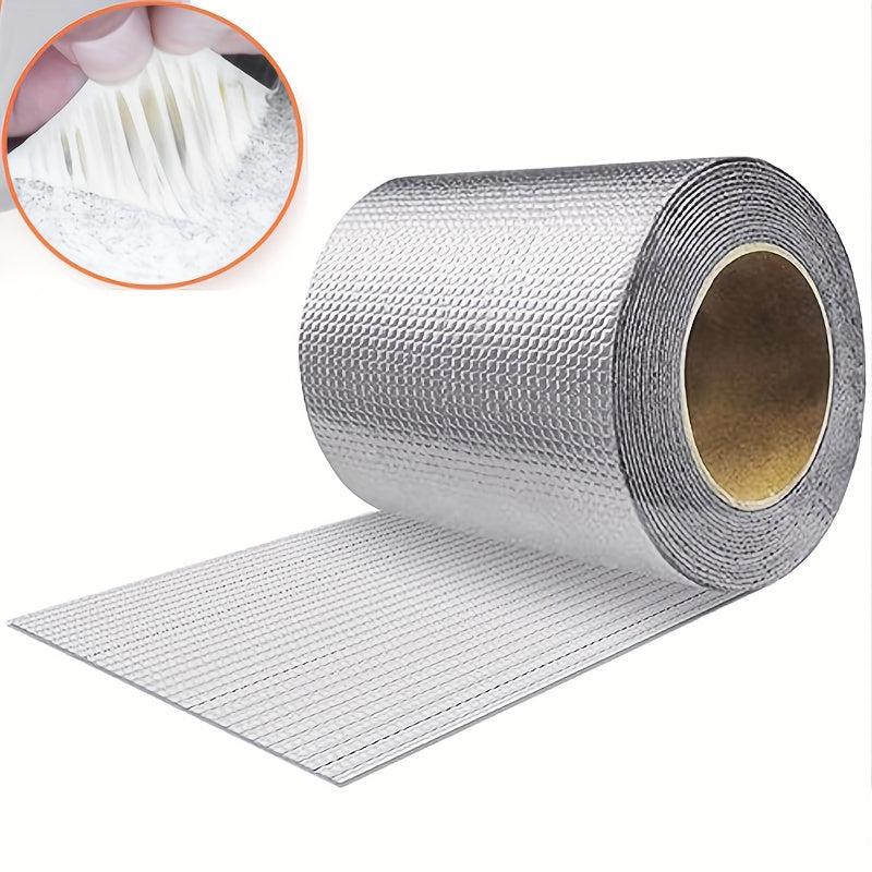 Butyl Waterproof Tape Aluminum Foil Sealing Sealant RV Boat Pipe Glass Roof