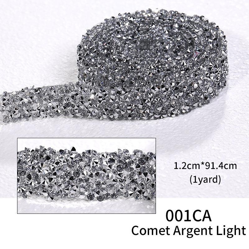 91m Rhinestone Ribbon With Artificial Diamond Trim for DIY Crafts