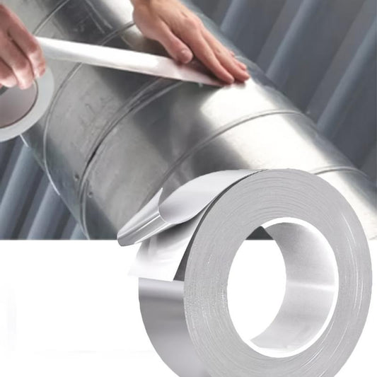 HVAC Waterproof Fireproof Aluminum Foil Tape For Ventilation Duct