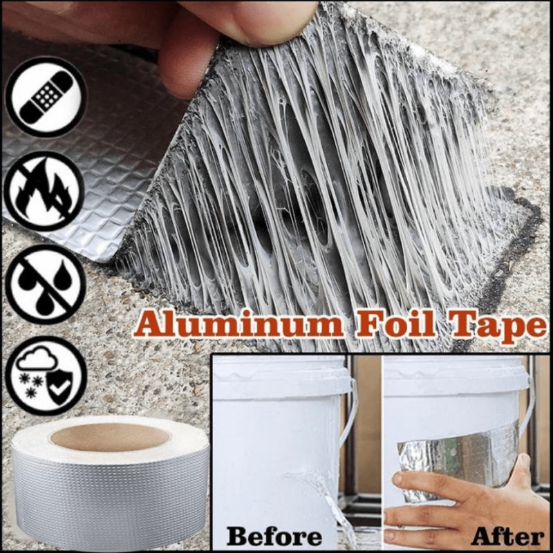 5M Waterproof Butyl Repair Adhesive Tape Strong Foil Seal
