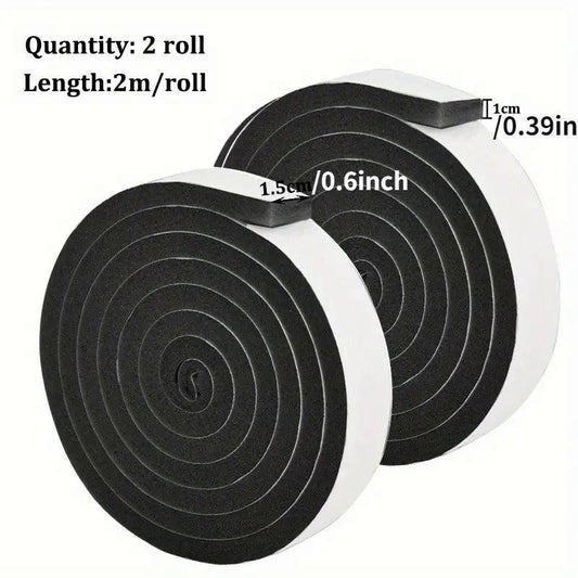 Home Sponge Soundproof Insulation Tape Weather Stripping Door Seal Strip