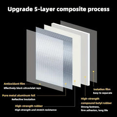 Waterproof Aluminum Foil Butyl Tape High Temp Resistance, Roof Crack Repair Tape