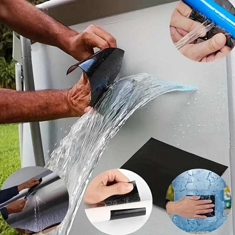 Waterproof Adhesive Hose Repair Tape Outdoor Sealing Insulation Leakproof