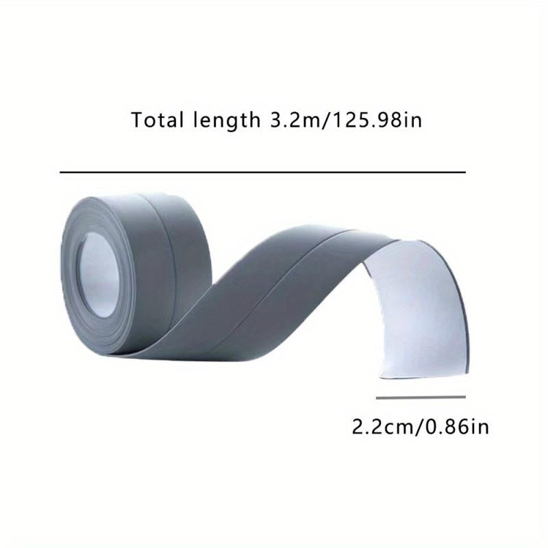 Self Adhesive PVC Sealing Strip Tape for Bathroom Waterproofing