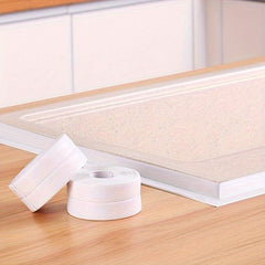 3pcs Bathroom Shower Sink Sealing Strip Tape PVC Self Adhesive Waterproof