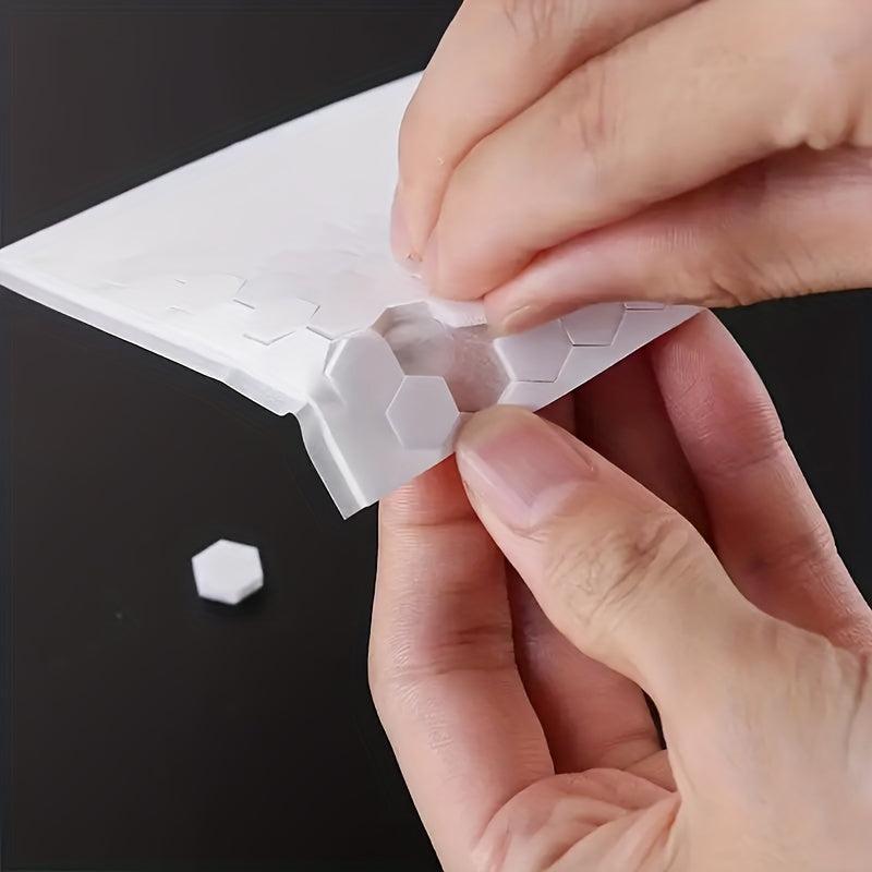 1200pcs Hexagonal Foam Adhesive Tape Double-Sided DIY Crafting High Viscosity