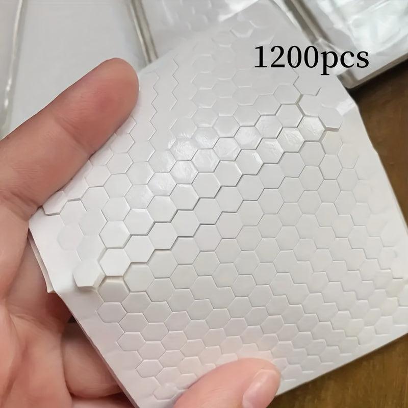 1200pcs Hexagonal Foam Adhesive Tape Double-Sided DIY Crafting High Viscosity