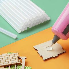 100pcs Mini Hot Glue Sticks for DIY Art Craft Repair 100mmX7mm