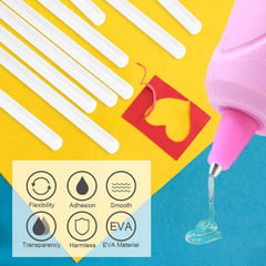 T TOVIA Hot Melt Glue Sticks 7mm for Craft Album Repair Tools