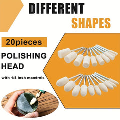 80pcs Polishing Buffing Wheel Rotary Tool Accessories