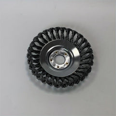 Steel Wire Wheel Garden Weed Brush Lawn Mower Grass Eater Trimmer Brush Cutter