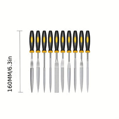 10pcs Diamond Assorted Files Various Shape Raft Needle Rasper Metal Cutting Tool