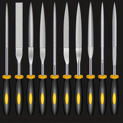 10pcs Diamond Assorted Files Various Shape Raft Needle Rasper Metal Cutting Tool
