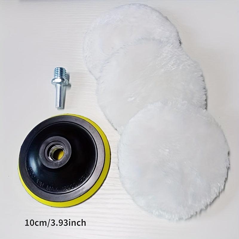Universal Car Polish Pad 7 62 10 For M10 M14 Soft Wool Machine Waxing Polisher