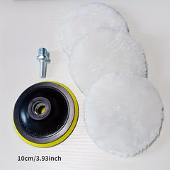 Universal Car Polish Pad 7 62 10 For M10 M14 Soft Wool Machine Waxing Polisher