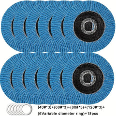 18pcs 125mm Mounted Points Bamboo Fiber Louvers